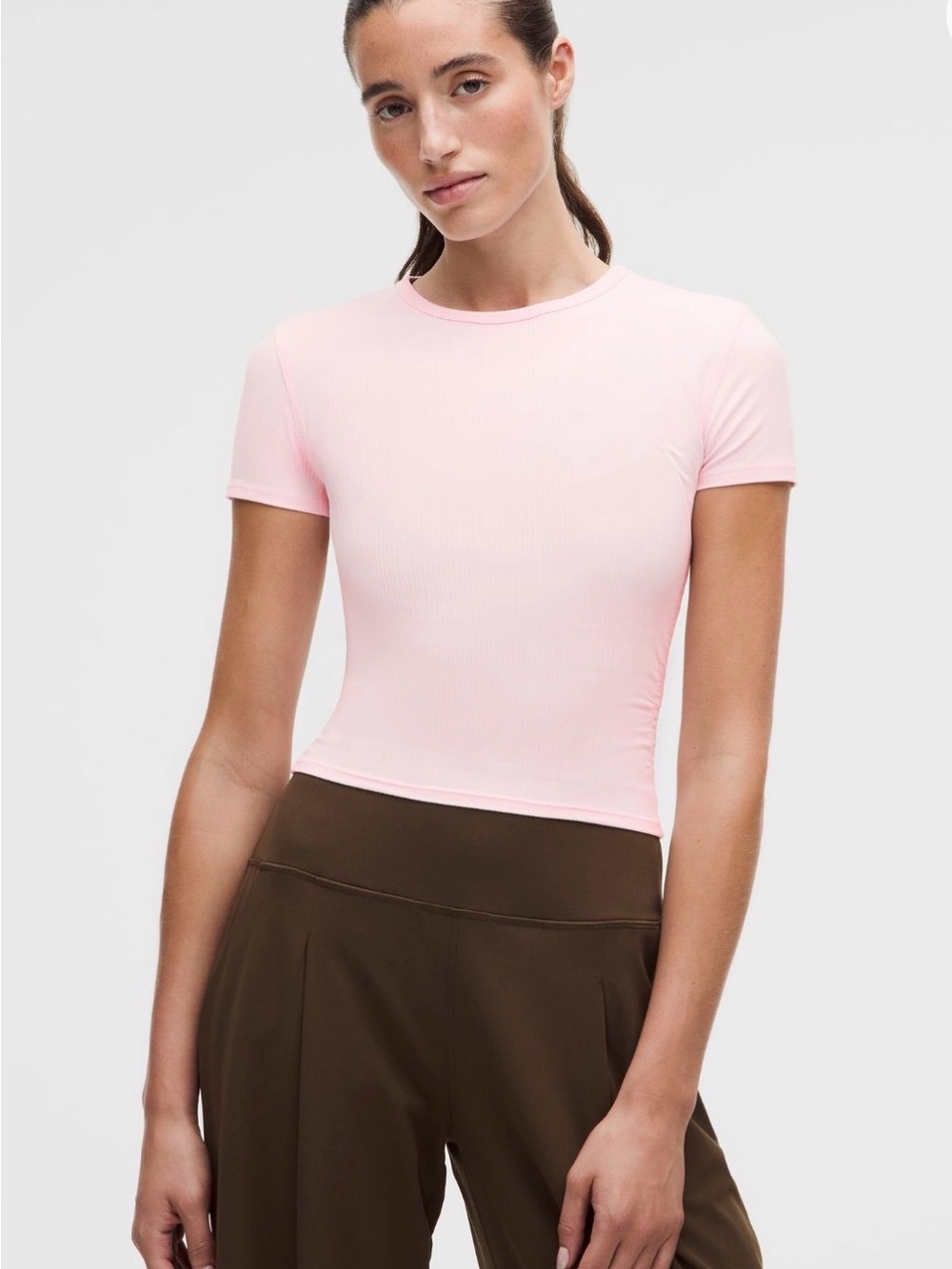 lululemon All It Takes Ribbed Keyhole Short-Sleeve Shirt